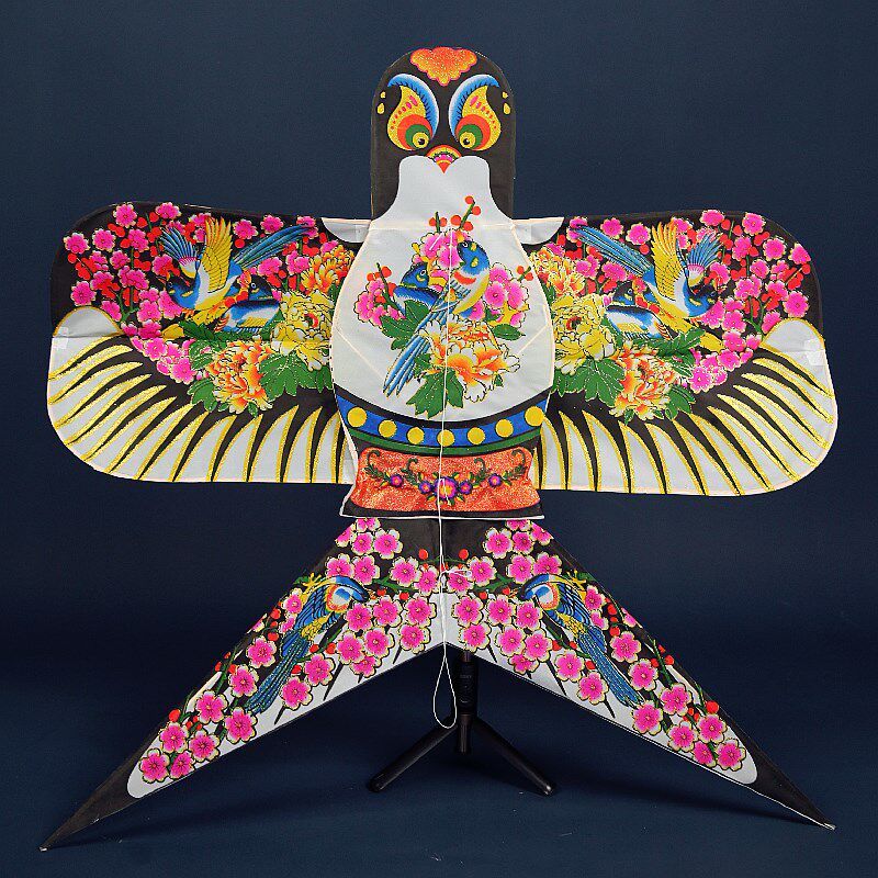 风筝复古竹架纸鸢礼盒中国国风古风风沙彩色风筝