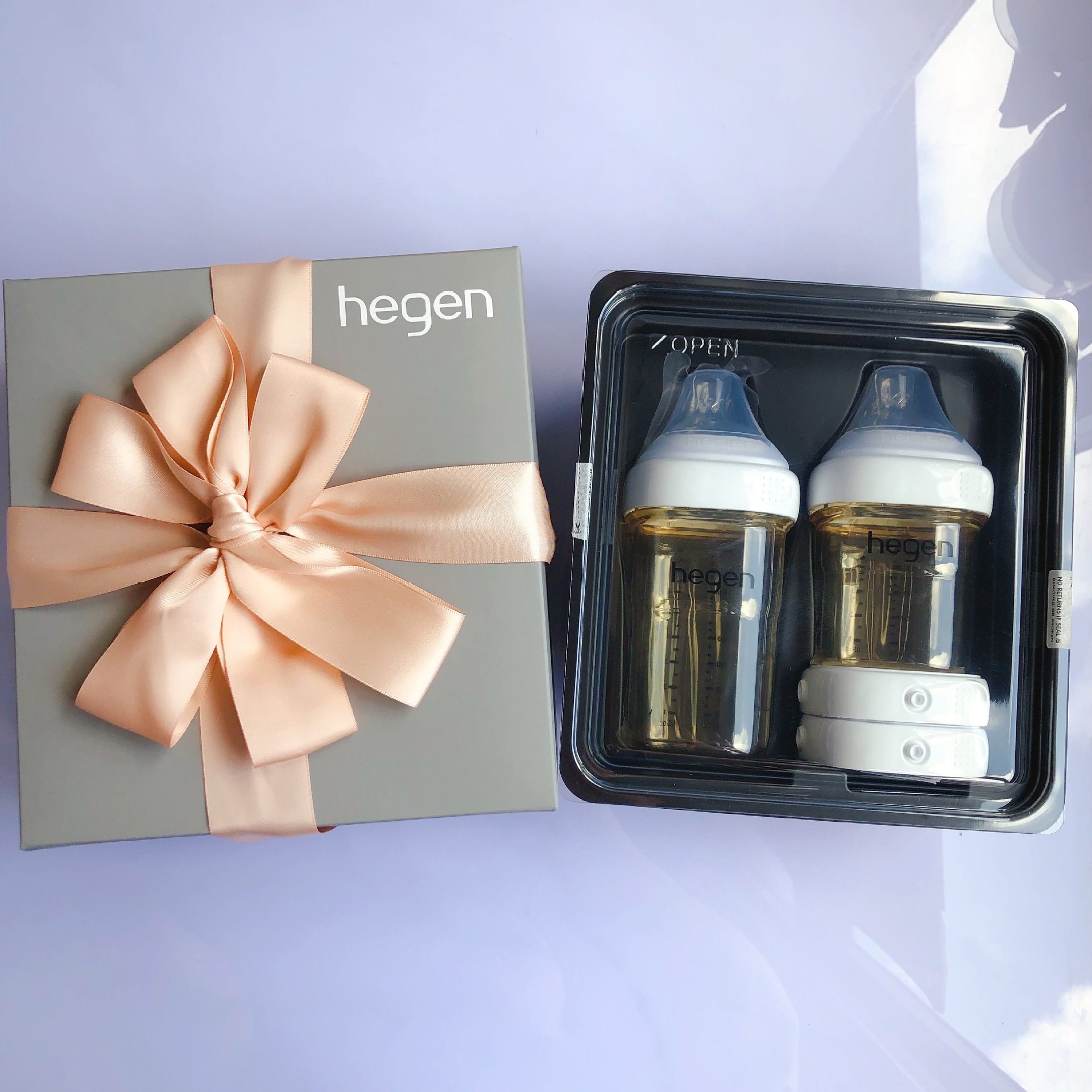 新加坡原装进口hegen奶瓶ppsu婴儿断奶神器奶瓶