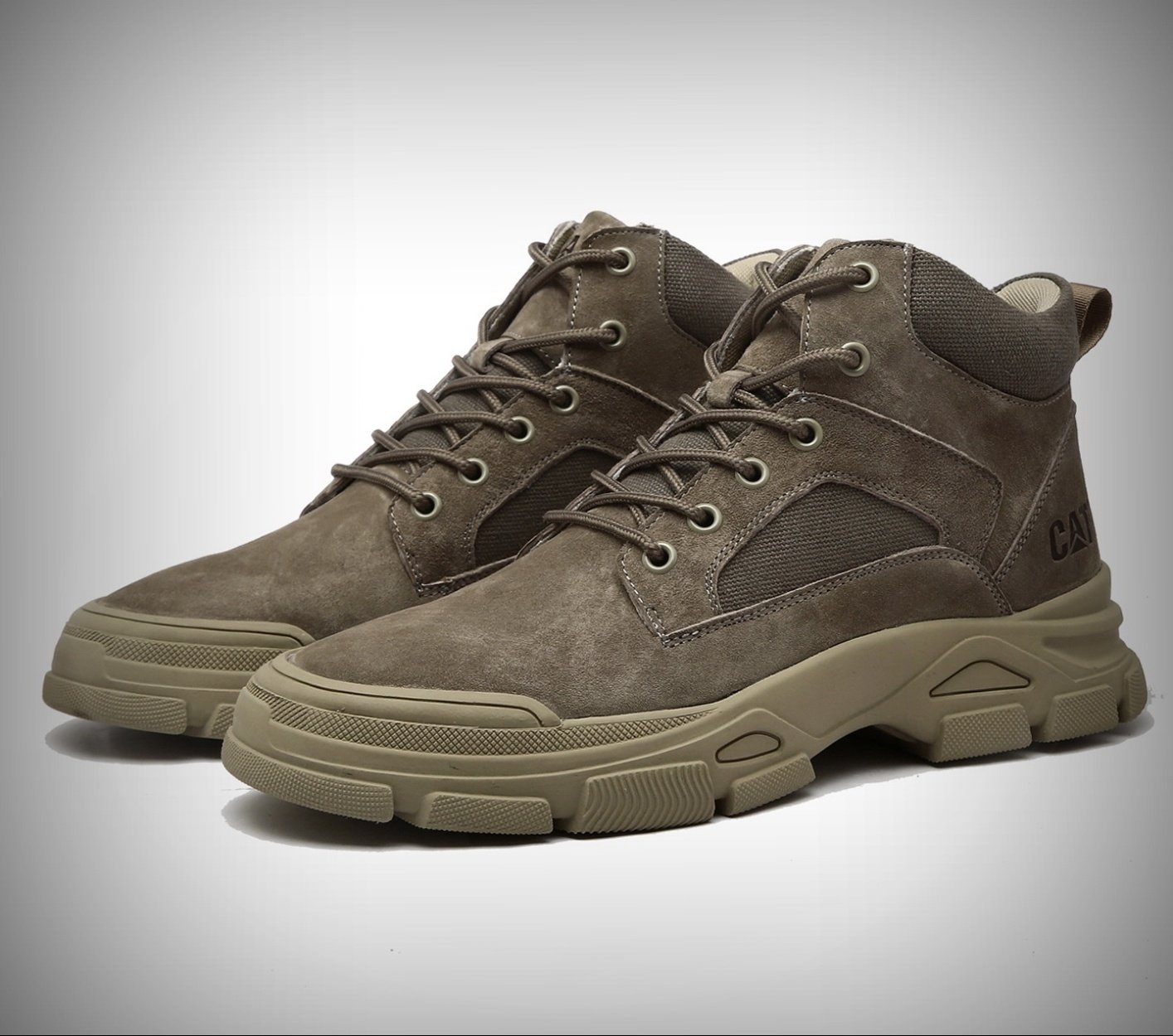 cat卡特男鞋防滑耐磨高帮鞋户外时尚时尚休闲休闲鞋高帮鞋