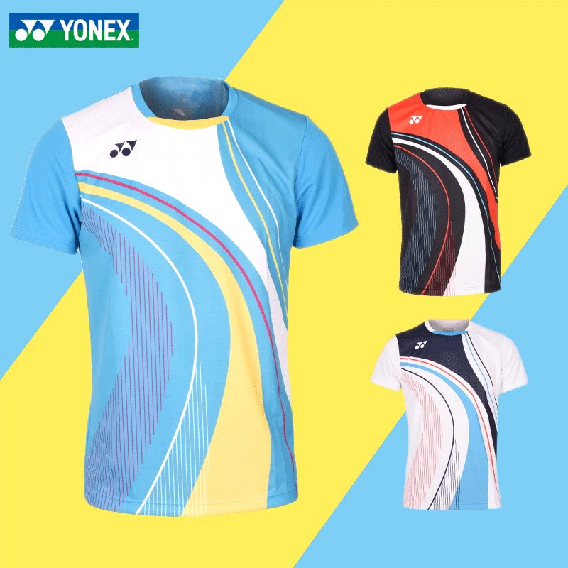 官网yonex尤尼克斯yy羽毛球服队服10290明星比赛男女速干短袖 包邮
