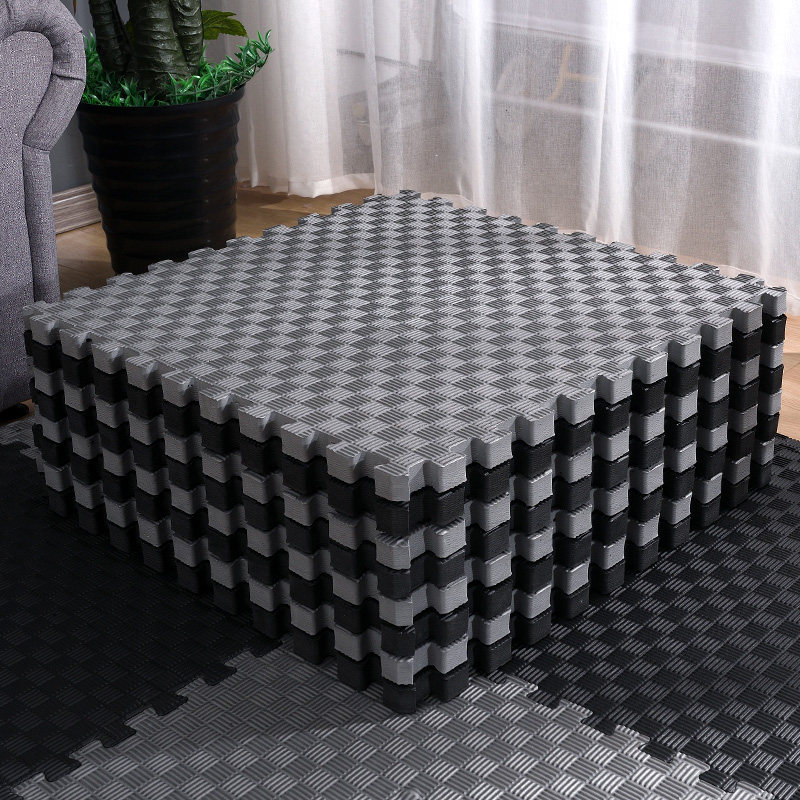 明德水点纹泡沫地垫卧室拼接防滑垫大号60*60加厚拼图儿童爬行垫