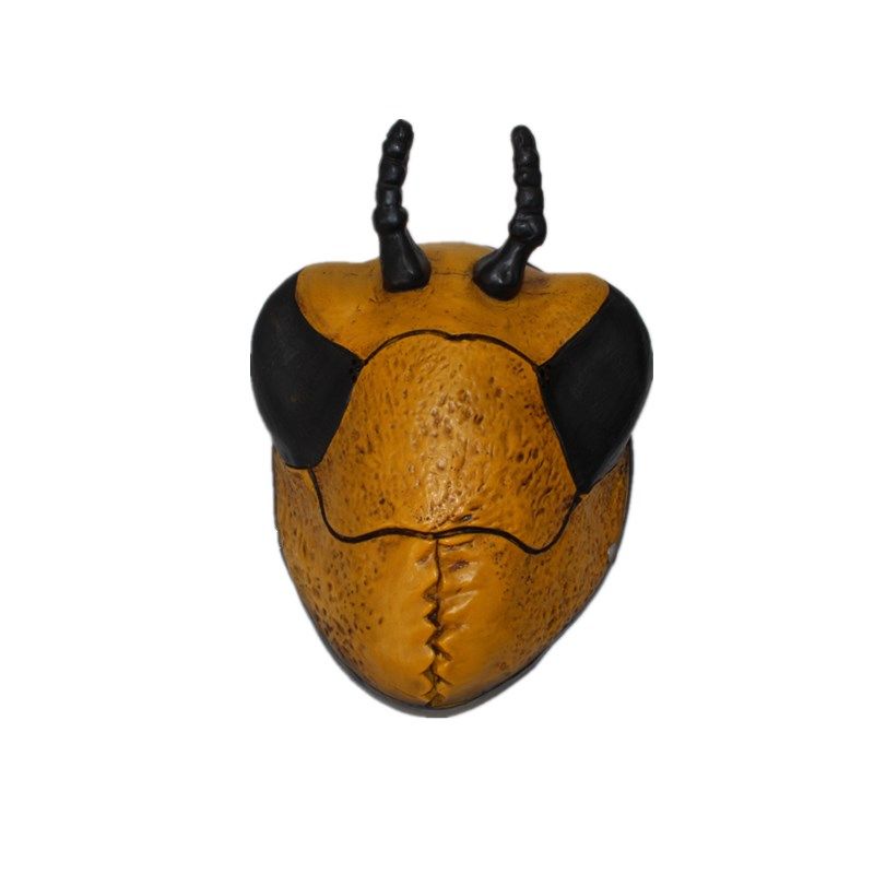 珍藏版万圣节收获日2影视主题昆虫舞会布置树脂白色面具