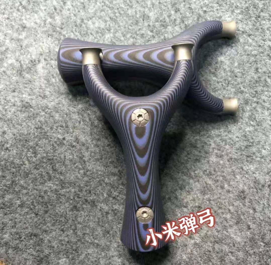 g10飞虎反曲贴片钛钢直板皮筋弹弓五星米卡飞镖