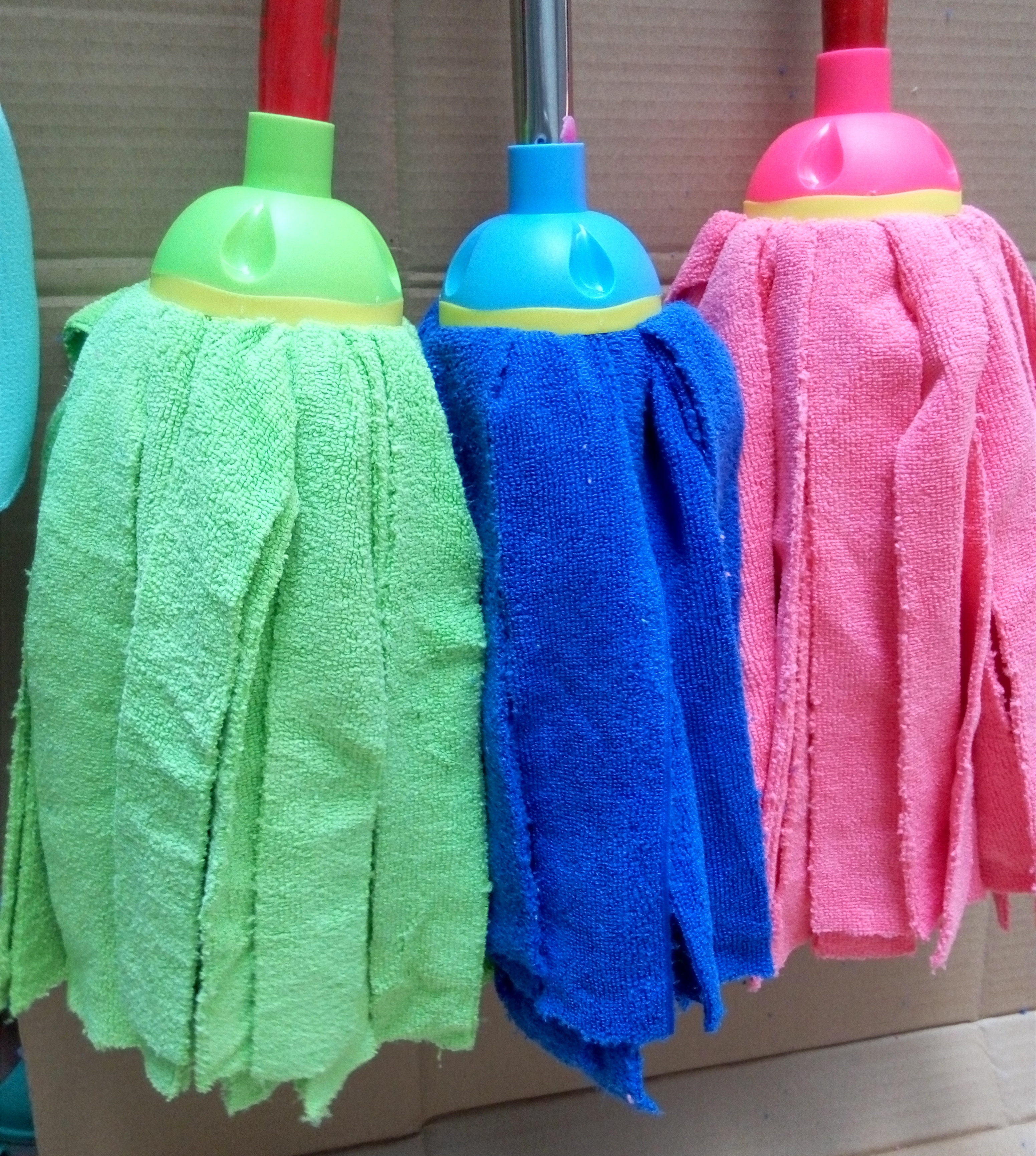 拖把吸水嘉虹干湿两用毛巾布拖把家用布拖圆头水拖