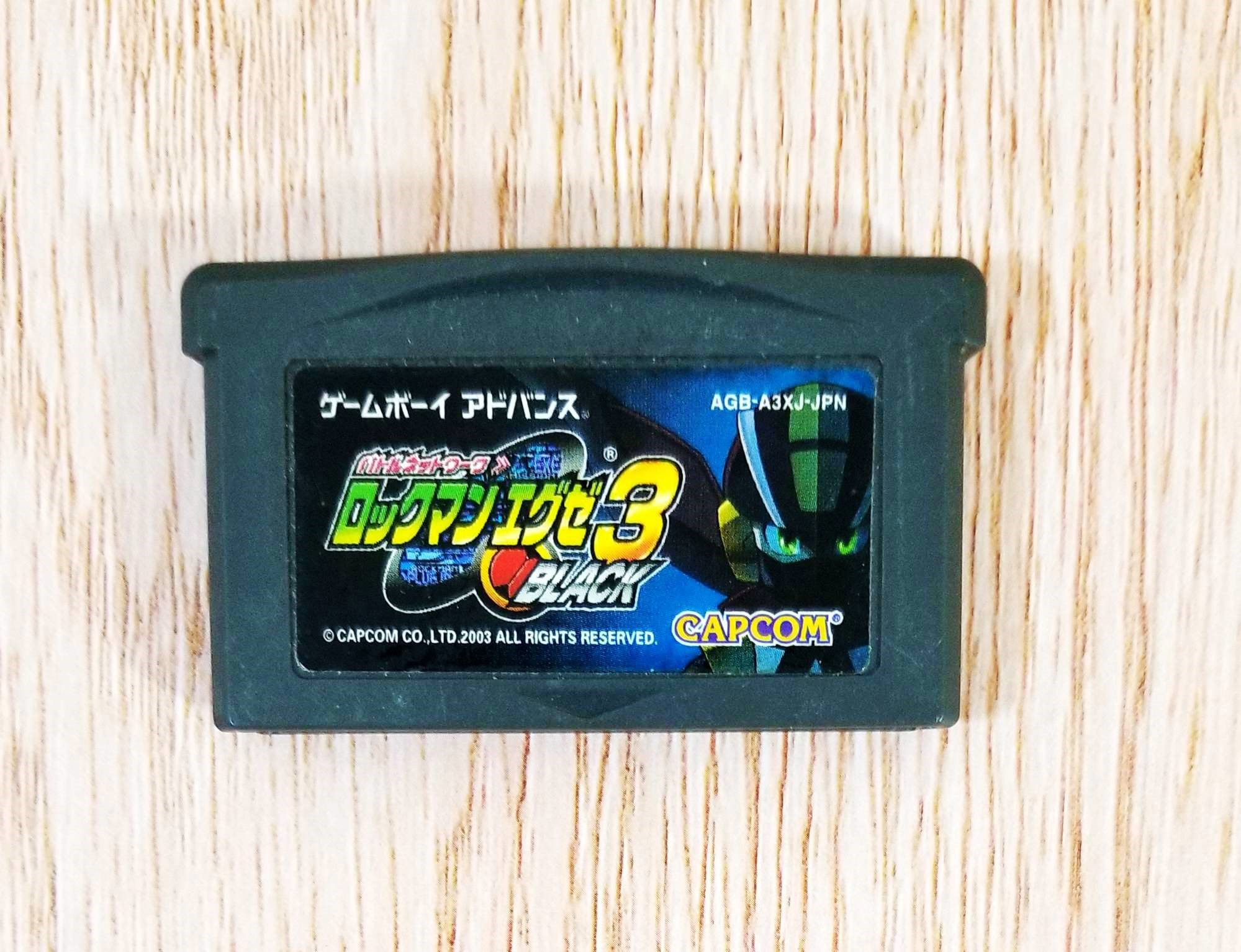 任天堂gba卡带洛克人exe3游戏实物周边