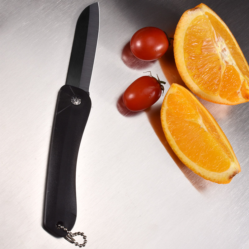 折叠陶瓷刀 陶瓷折刀 瓜果刀 削皮 折叠水果刀 便携式随身果皮刀