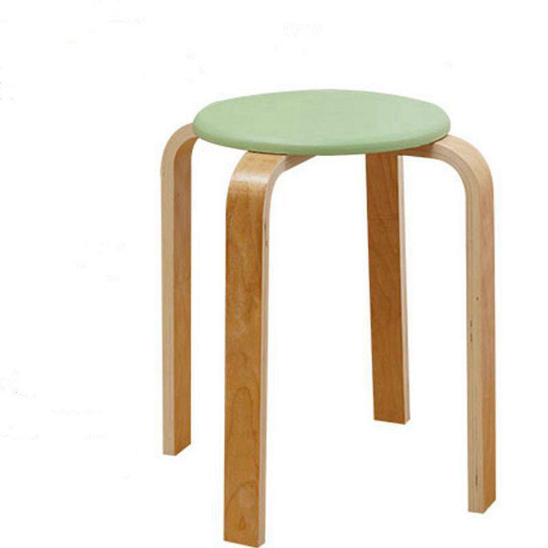 实木凳子家用时尚创意简易板凳简约高凳现代塑料凳子餐桌凳圆凳子