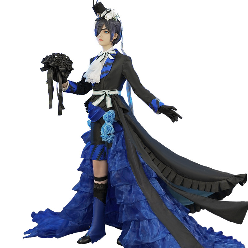 初兽现货执事cos夏尔洋装cosplay京都漫展联动cosplay女装