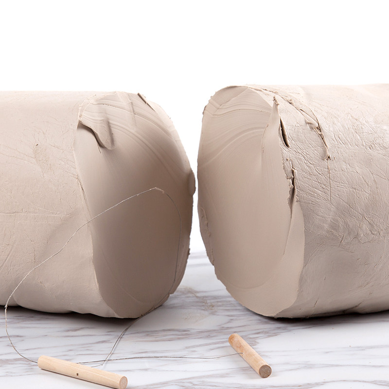 陶艺粘土免烧泥巴美院专用雕塑紫砂泥陶土陶模型制作工具