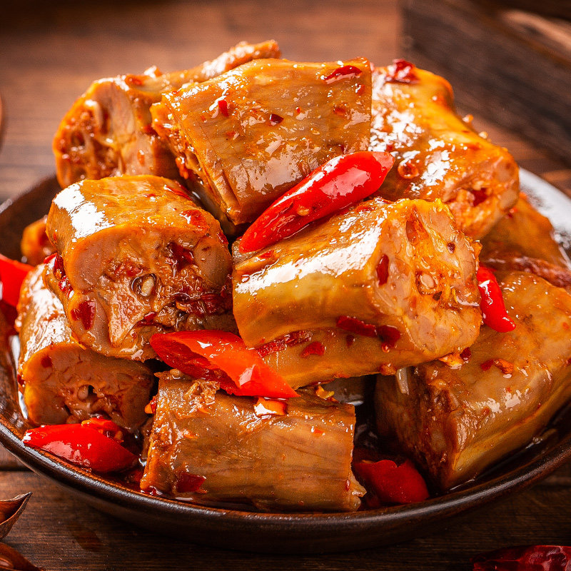 飘零大叔鸭翅鸭心鸭脖鸭锁骨即食肉食鸭货卤味夜宵小零食熟食鸭肉