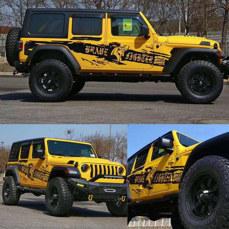 吉普jeep牧马人车贴拉花北京bj40车身装饰越野车汽车装饰贴
