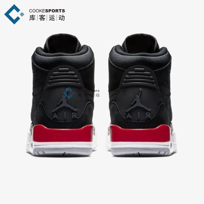 库客airjordanlegacyaj312黑红红色飓风篮球球鞋篮球鞋