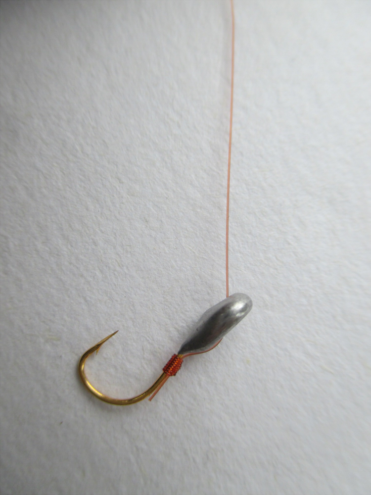 金海夕朝天钩鲫鱼秋冬季45度正品手工铅头传统鱼钩