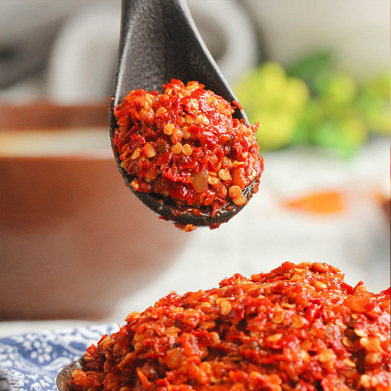 小树糍粑辣椒新鲜油辣子鸡火锅底调料1500g糍粑辣椒 贵州特产特辣