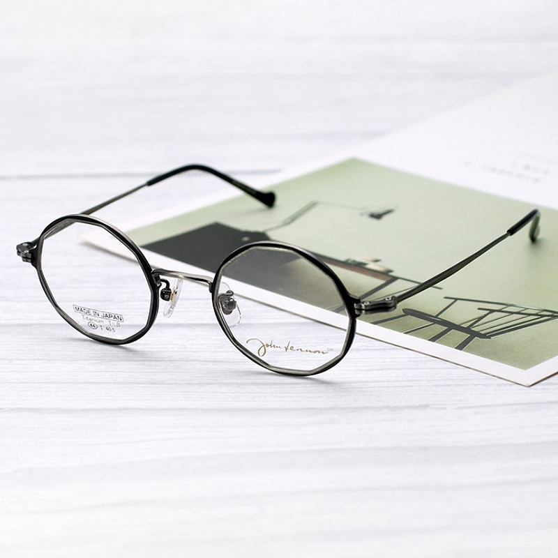 约翰列侬眼镜镜框男女女高度数近视可配日本复古眼镜架