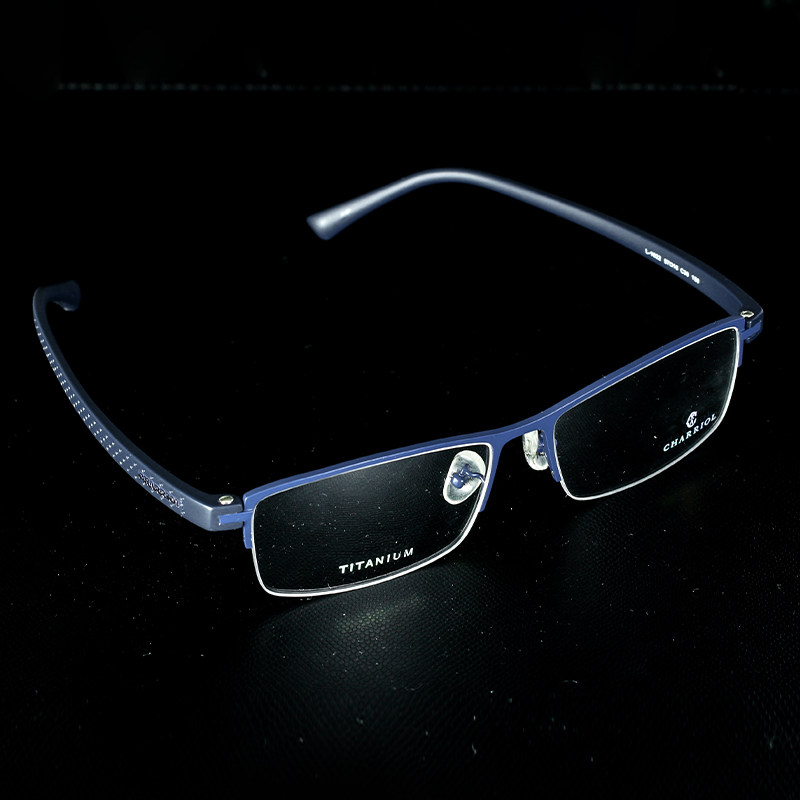 charriol夏利豪眼镜镜框可配镜片近视男潮潮流个性眼镜架