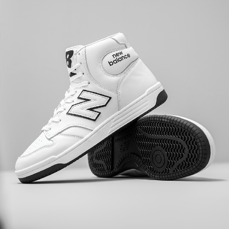 正品newbalancenb复古全粒面皮皮革高帮男鞋篮球鞋