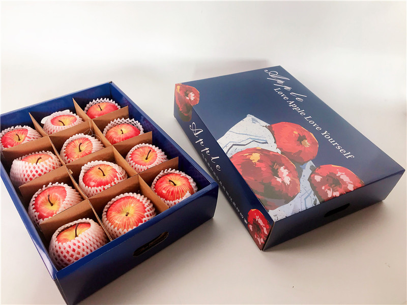 苹果现货包装盒快递12个精品纸盒天地地盖进口礼品盒
