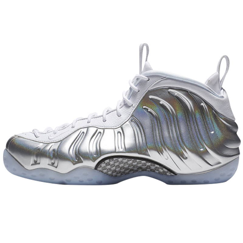 nike air foamposite one chrome 白银喷 喷泡 篮球鞋aa3963-100