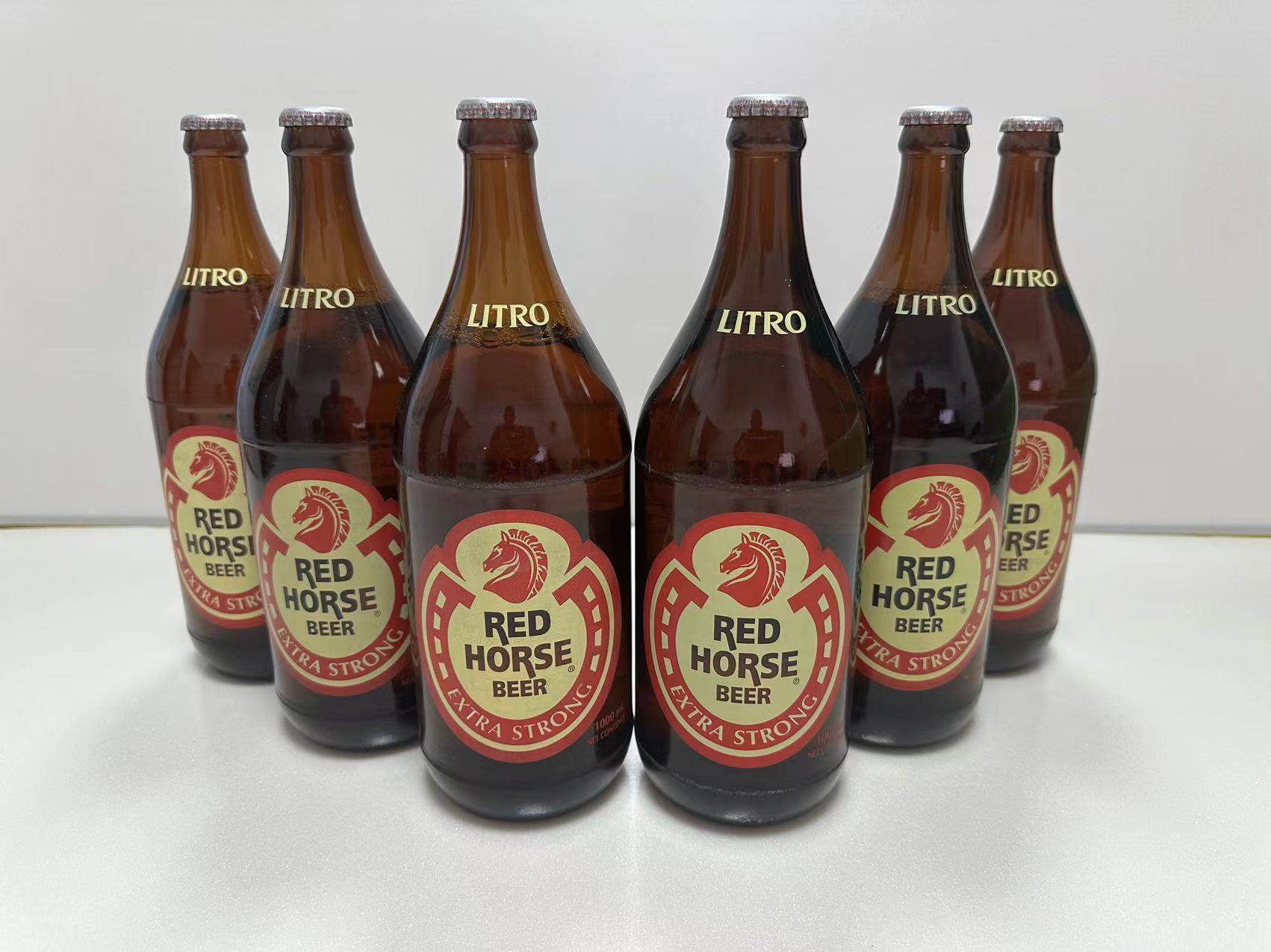 啤酒菲律宾夺命大红马烈性8度香港原装进口500ml12罐啤酒