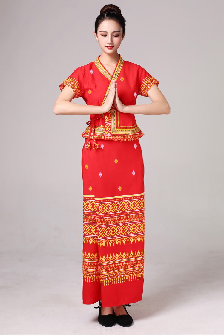 昆明发货西双版纳服装傣族泼水节服饰泰国裹裙筒裙女民族服装