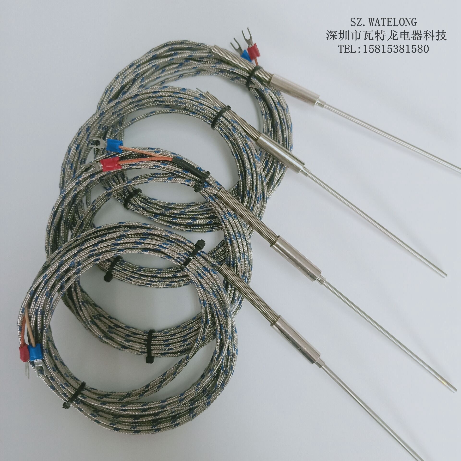 k/e/j型铠装热电偶探头探针式热电阻wrnk-191温度传感器可折弯