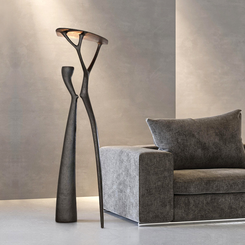 灯饰复古极简客厅沙发角落灯简简约创意设计立式装饰落地灯