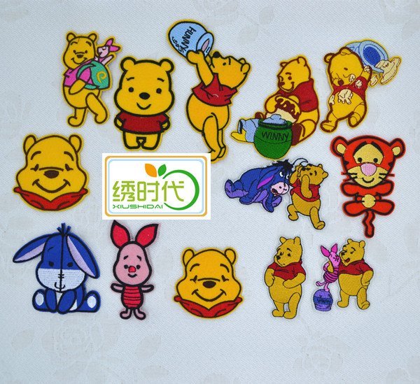 甩货羽绒补丁小猪熊小猪服贴羽绒服宝宝毛衣t34布贴