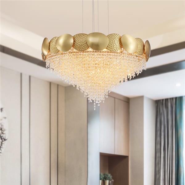 吊灯轻奢水晶客厅吸吊两用餐厅灯具卧室吊灯