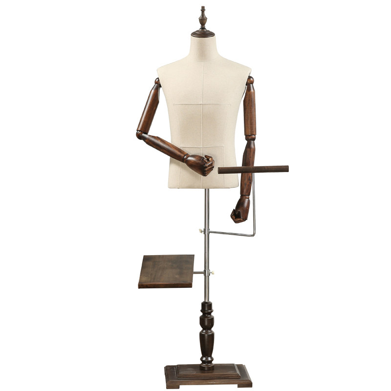 立体裁剪人台国标男半身服装设计制版可插针板房模特道具立裁人台