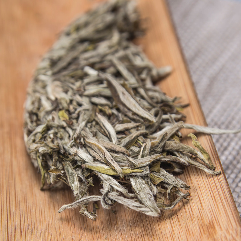 张元记2021年白毫银针微茶坊寿福鼎白茶白茶饼250g