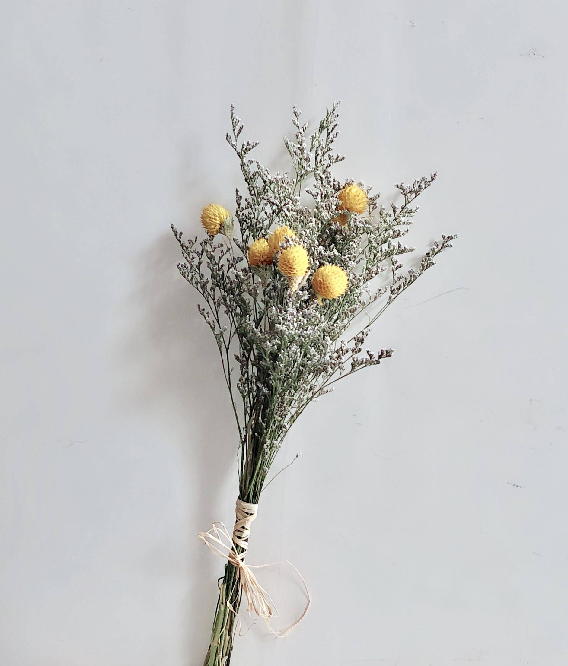 干花花束ins小清新天然倒挂花插花瓶diy客厅干花