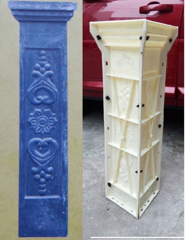 欧式水泥构件罗马模具预制间隔分隔转角阳台建筑模板