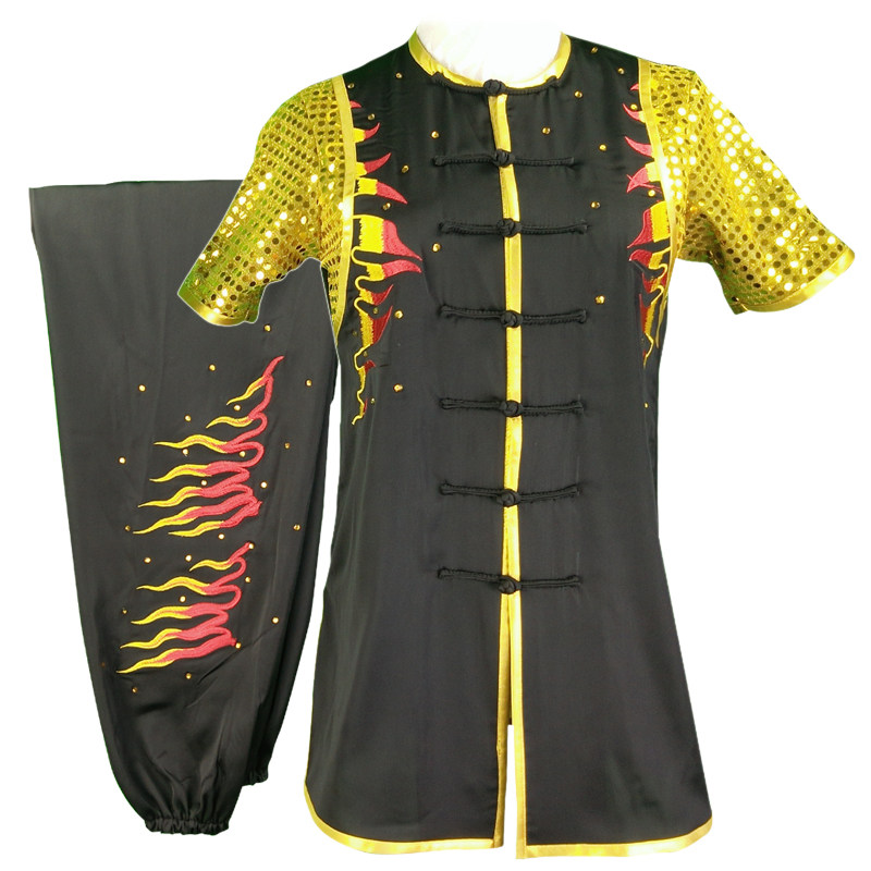 汉粹南拳长拳练功儿童武术比赛表演彩衣服装太极服