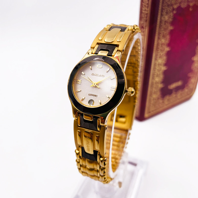 garland钢带日历规格奢华精致库存高贵手表石英表国产腕表