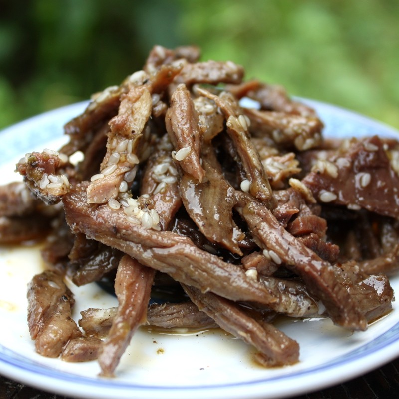 自贡冷吃牛肉105克五香味 现炒手工私房零食下酒菜卤肉类熟真空促