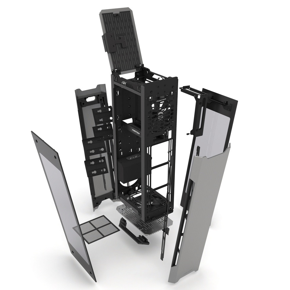 phanteks垂直风道itx机箱evolv217xeshift追风者217e