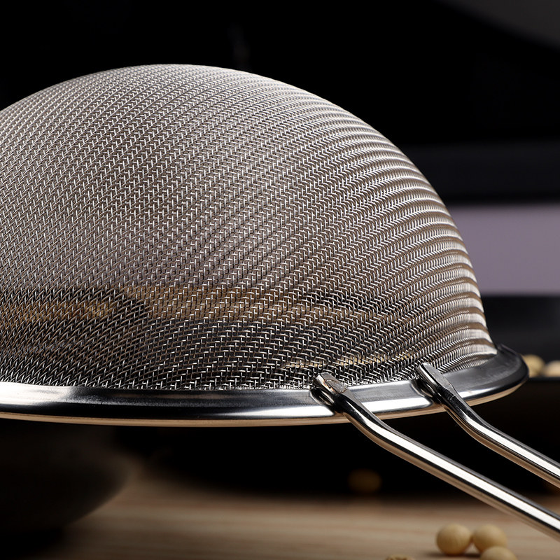 庆展不锈钢漏网烘焙面粉筛捞勺豆浆过滤网漏勺油渣漏网隔油筛网