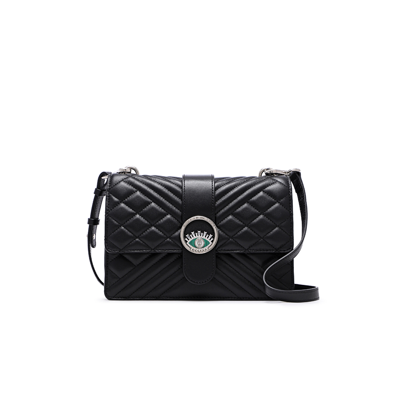 618预售fion菲安妮牛皮小方包新款女包