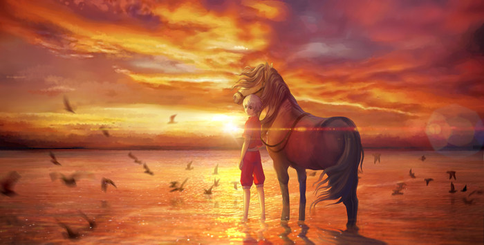 现代装饰大鱼海棠椿湫动漫电影海报周边高清印刷壁画现代装饰画