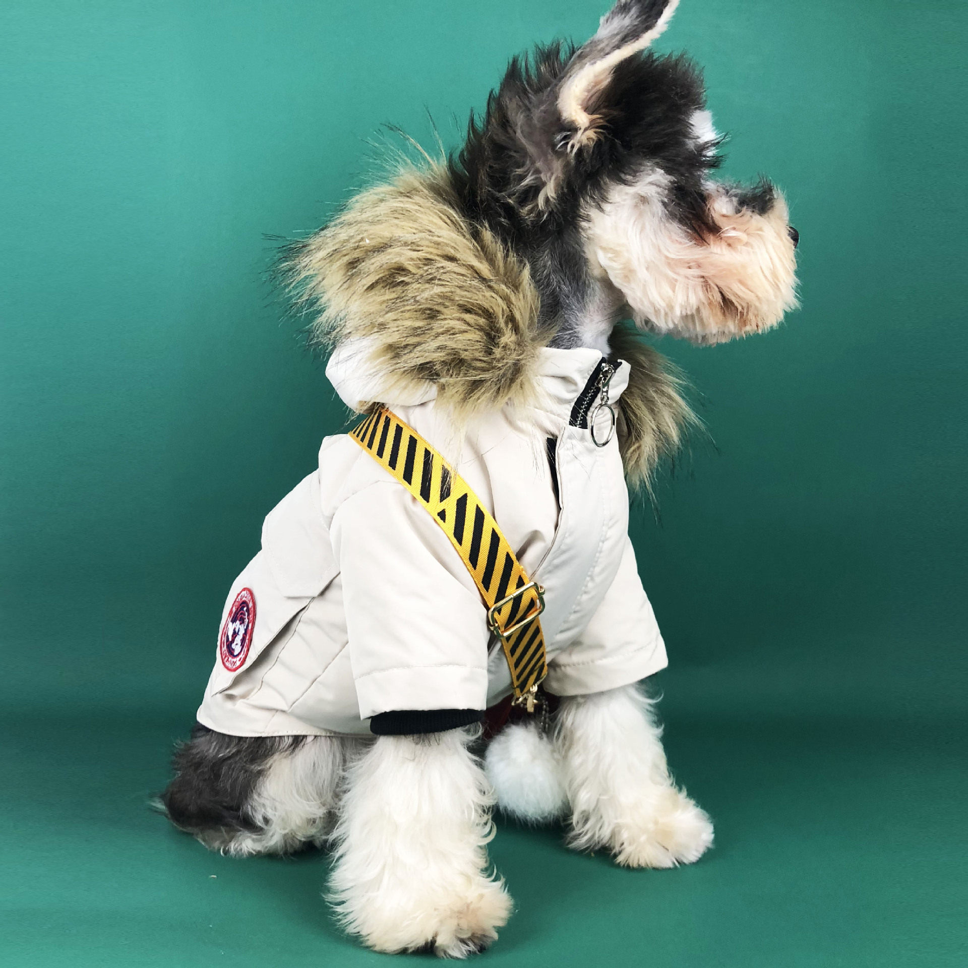 狗狗衣服冬装派克克服羽绒服泰迪纳瑞博美法斗狗宠物服装