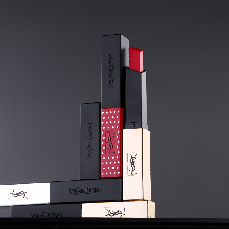 ysl圣罗兰小粉粉条小金金条小银银条口红情人节唇膏