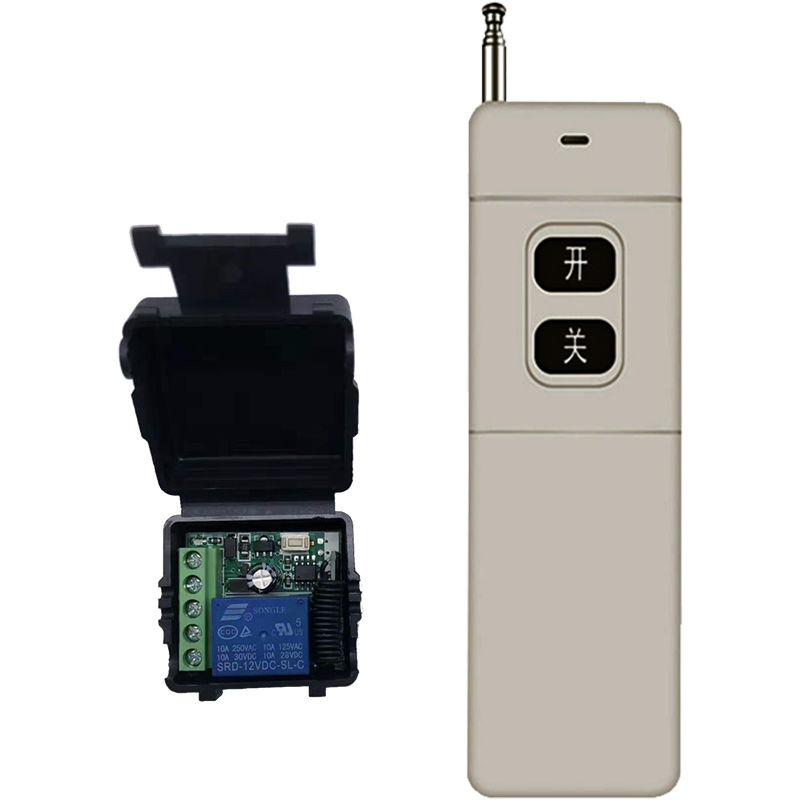 12v无线遥控器开关单路远距离穿墙电机灯控门禁系统遥控开关