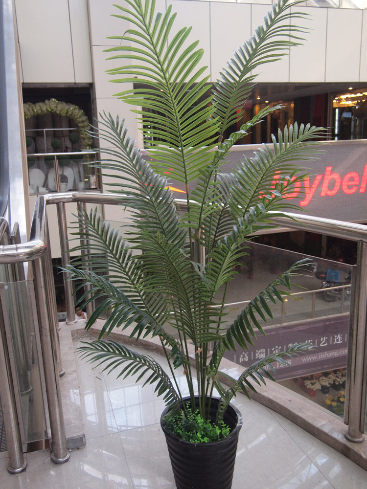 高仿真1米9凤尾竹凤尾葵散尾葵假绿植物树盆景装饰落地花卉中秋