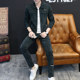 Three-piece men's spring outer suit Korean fashion ruffians handsome youth casual jacket collocation clothes spring and autumn Three-piece men's spring outer suit Korean fashion ruffians handsome youth casual jacket collocation clothes spring and autumn