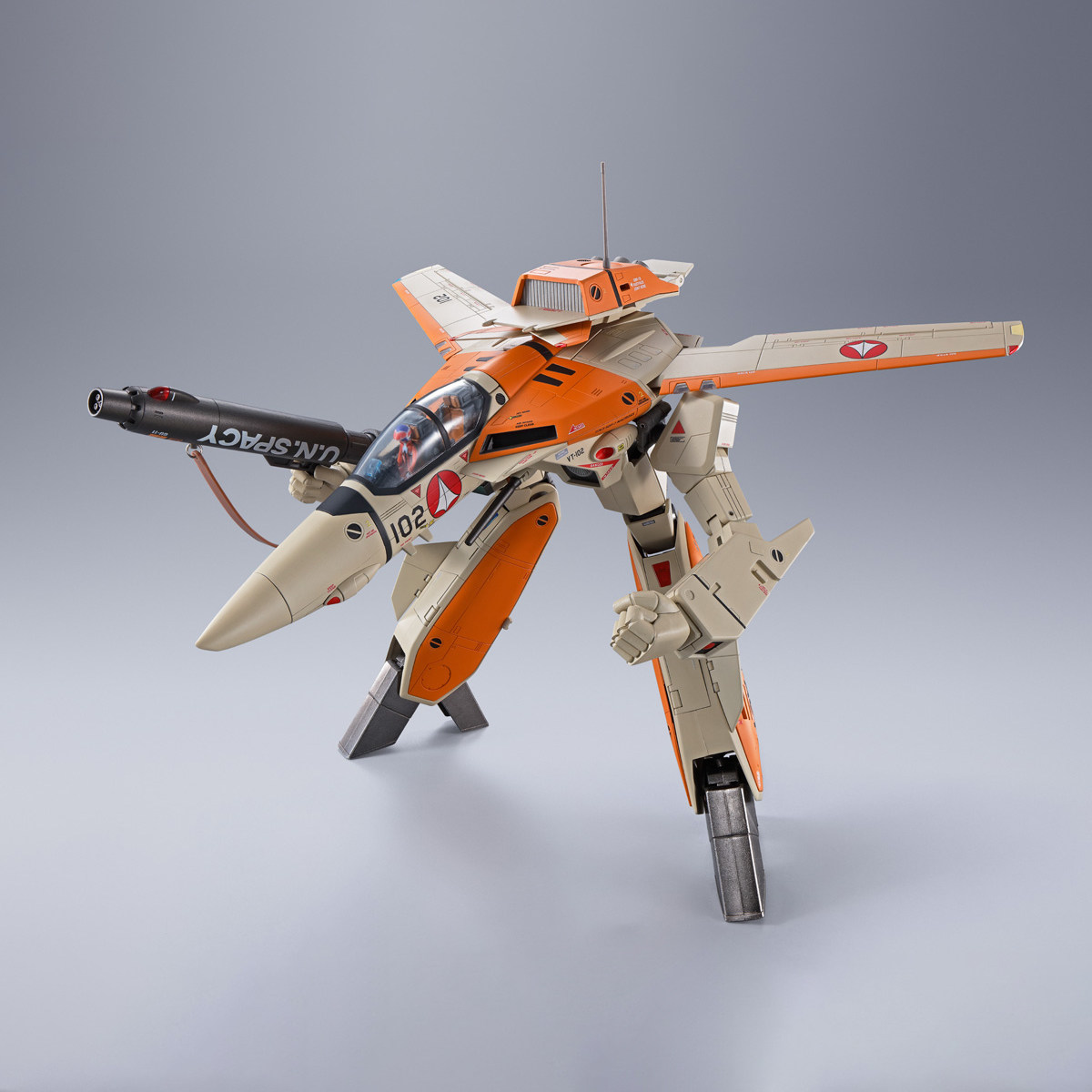 dx超合金 超时空要塞 vf-1d 教练机 太空堡垒 可动 万代 日版