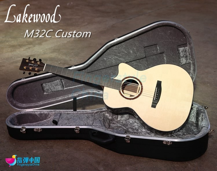 德国手工lakewoodm32m32cm32cp郑成河签名原声木吉吉他民谣吉他