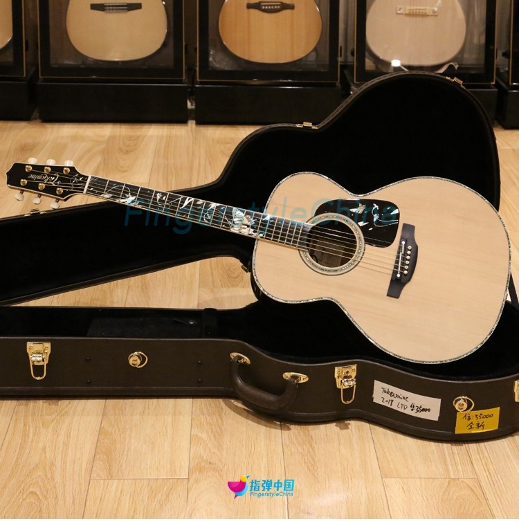 吉他日产takamine塔卡卡米尼限量om筒指弹吉他全单弦枕