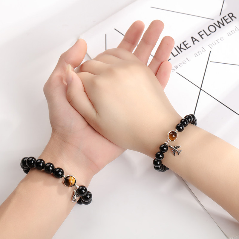 三生有幸手链恶魔之眼阿帕契之泪大号八九不离十情侣情人节手链