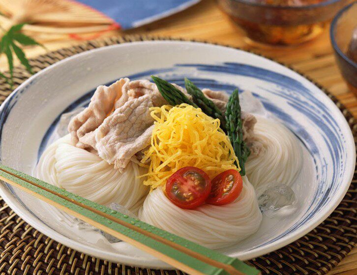 冠生园河川雪花粉手延内蒙古巴盟特产25公斤劲道拉面面条